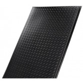 Crown Wear-Bond Comfort-King Diamond Surface Dry Area Anti-Fatigue Mat - 2' x 75', Black